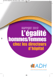 Rapport - Association des directeurs d`hôpital