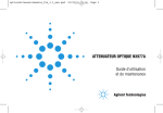 Optical Attenuator Operating Guide (French E1100)