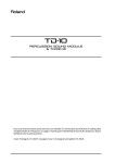 Percussion Sound Module & TD-10K/B