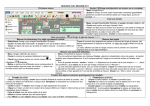 MESURES AVEC MESURIM 2011 Principaux menus Ajuster l