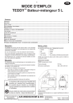 mode d`emploi teddy