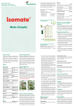 Isomate® Mode d`emploi