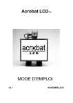 Acrobat LCDTM MODE D`EMPLOI