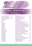 Index alphabétique