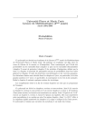 Université Pierre et Marie Curie Licence de Mathématiques (3`eme