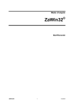 Mode d`emploi base de ZaWin32