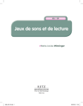 Jeux de sons et de lecture