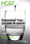 économiser l`eau : ça coule de source