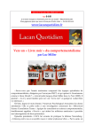 LQ 448 - Lacan Quotidien