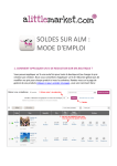 SOLDES SUR ALM : MODE D`EMPLOI