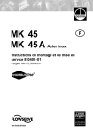 MK 45A Acier inox. - Flowserve Corporation