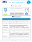 Fiche de produit Deb® Azure FOAM WASH