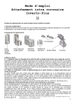 Mode d`emploi Attachement intra coronaire Inverto-Plus