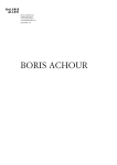 BORIS ACHOUR