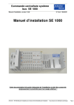 SE1000.Manuel d`installation.prov.Version.23.04.08