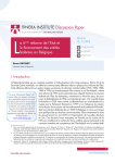 La 6e réforme de l`Etat et le financement des entités fédérées en