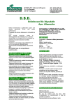 Désinfectant Bio Dégradable (DBD)