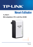 TL-PA211 Mini-adaptateur CPL multi-flux AV200 - TP-Link