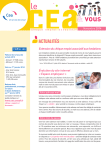 Le CEA & Vous - novembre 2014 - Chèque Emploi Associatif