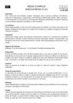 Mode d`emploi