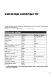 Caméscope numérique HD