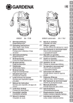 OM, Gardena, 1740, 1742, 4000/2, 4000/2 automatic, Pompe pour