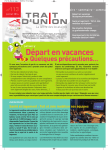 Trait d`union n°113, juillet 2014