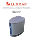 Edition limitée conçue par Luxman Corporation Mode d`emploi