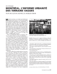 montréal, l`informe urbanité des terrains vagues