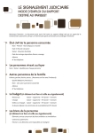 LE SIGNALEMENT JUDICIAIRE