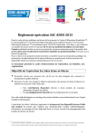 Règlement opération SAC 2012 - Champs-sur