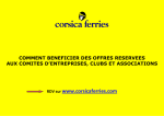 Corsica - Pour créer votre compte client ! [creation