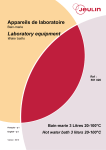 Appareils de laboratoire Laboratory equipment