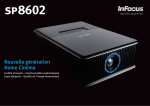 InFocus SP8602 Datasheet (French)