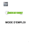 MODE D`EMPLOI - Chien de France - Chiens-de