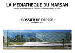 DoSSIER DE pRESSE - Le Marsan Agglomération