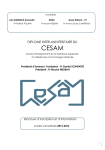 brochure 2015-2016 du CESAM