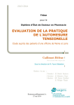 EVALUATION DE LA PRATIQUE DE L