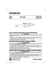 GP 2S2 - HITACHI Power Tools