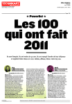 TECHNIKART Les 100 qui ont fait la France en 2011