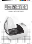 JET FRYER MANUAL & RECETAS FR.indd 1 28/11