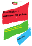 Profession : metteur en scène