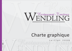 Charte graphique  - Restaurant Traiteur Wendling
