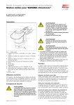 Mode d`emploi et instructions d`installation Station météo pour