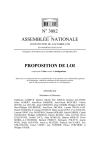 N° 3082 ASSEMBLÉE NATIONALE PROPOSITION DE LOI