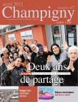 Du 1er au 30 avril 2011 - Mairie de Champigny sur Marne