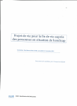 Projet de vie pour la fin de vie auprès des personnes