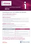 TAxE D`APPRENTISSAgE 2014