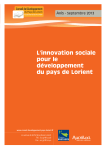 L`innovation sociale pour le développement du pays de Lorient