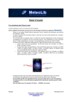 Mode d`emploi de l`application MeteoLib